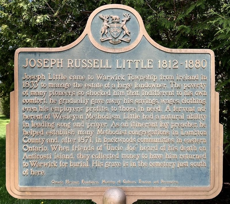 Joseph Russel Little 1812-1880 Marker image. Click for full size.