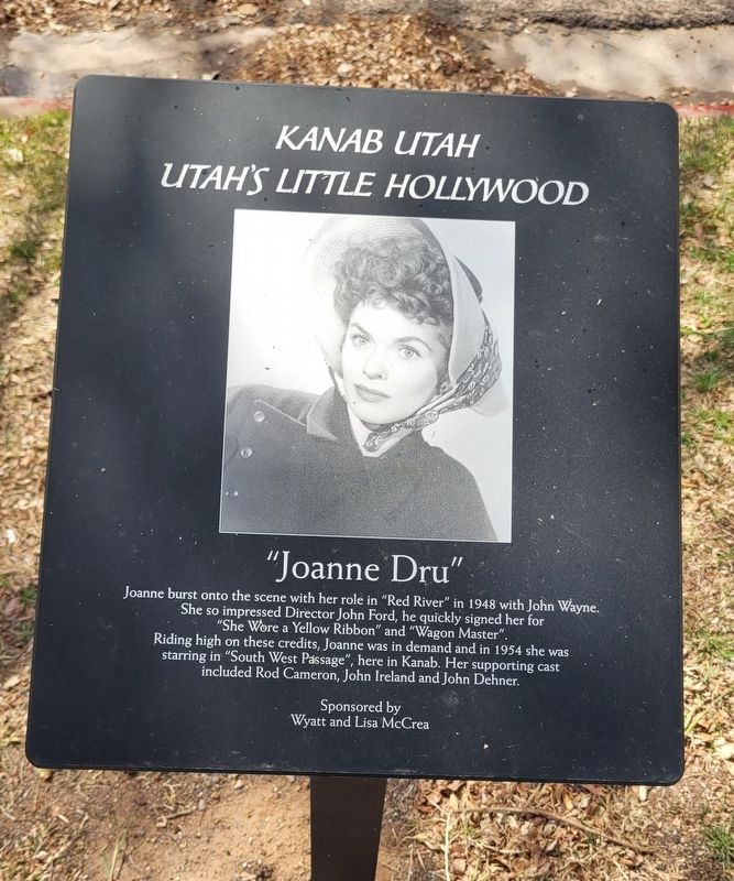"Joanne Dru" Marker. Click for full size. "Joanne Dru" Marker image. Click for full size.