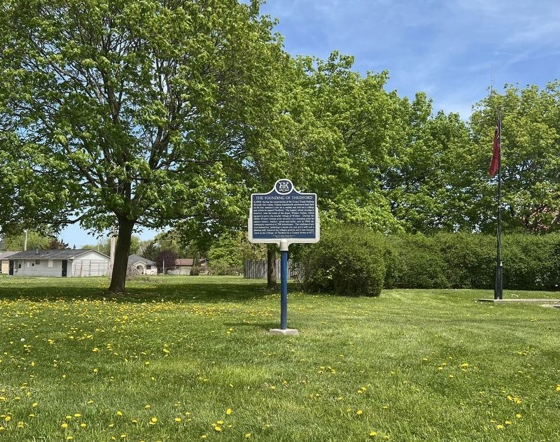 The Founding of Thedford Marker. Click for full size. The Founding of Thedford Marker image. Click for full size.