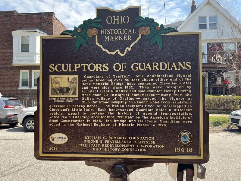 Sculptors of Guardians side of marker image. Click for full size.