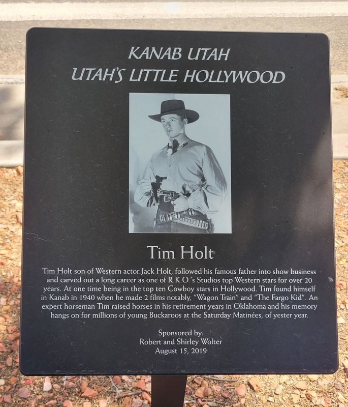 Tim Holt Marker image. Click for full size.