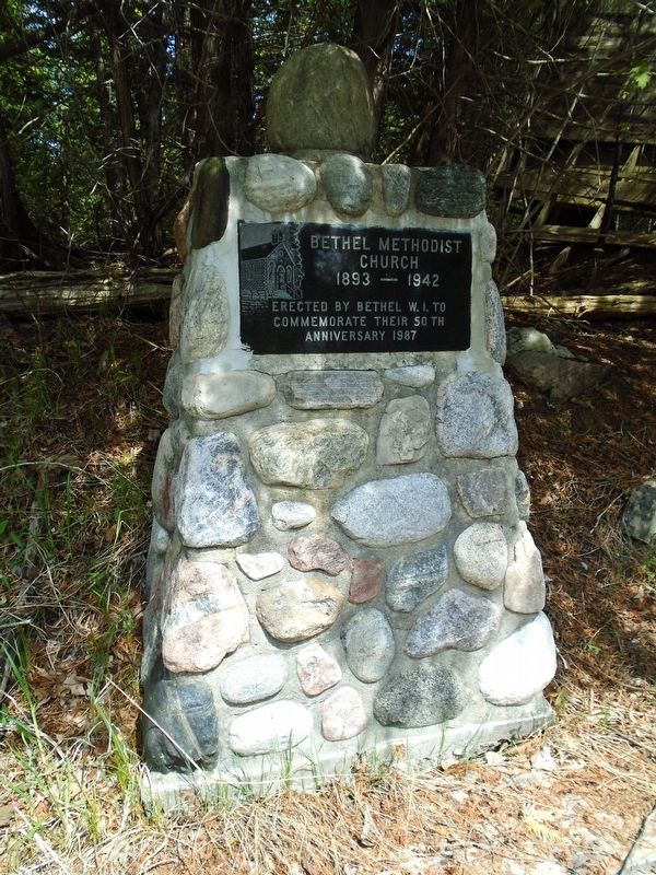 Bethel Methodist Church Monument. Click for full size. Bethel Methodist Church Monument image. Click for full size.