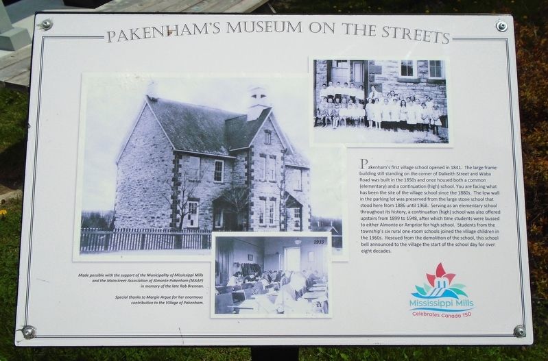 Pakenham Village School Marker image. Click for full size.