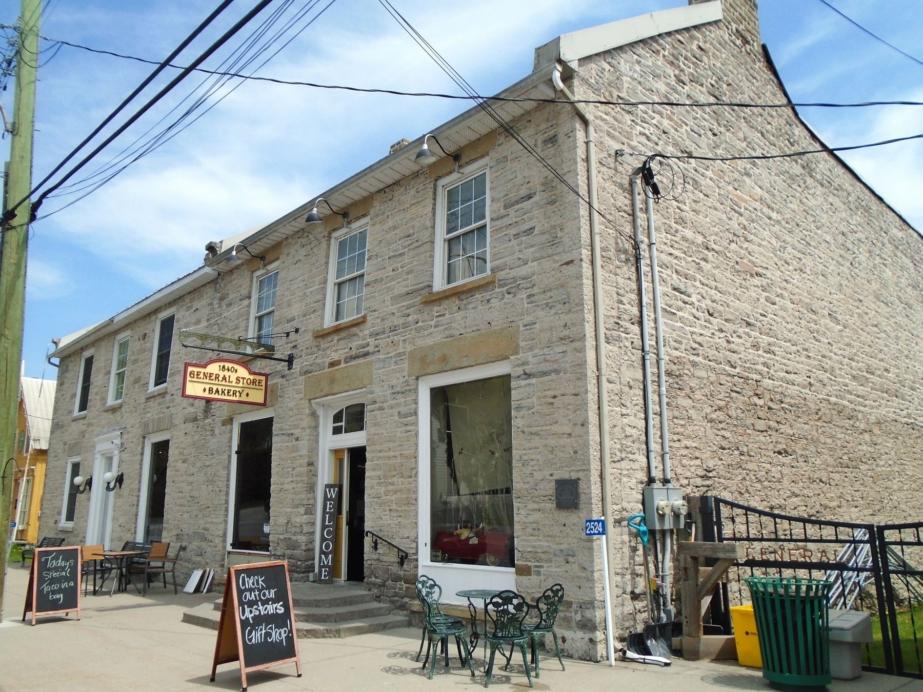 1840s General Store & Bakery and Marker. Click for full size. 1840s General Store & Bakery and Marker image. Click for full size.
