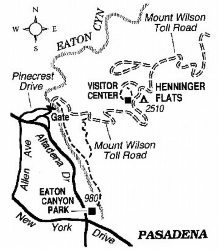 Henninger Flats Trail Map. Click for full size. Henninger Flats Trail Map image. Click for full size.
