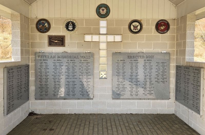 Buckhannon Veteran Memorial Wall Marker. Click for full size. Buckhannon Veteran Memorial Wall Marker image. Click for full size.