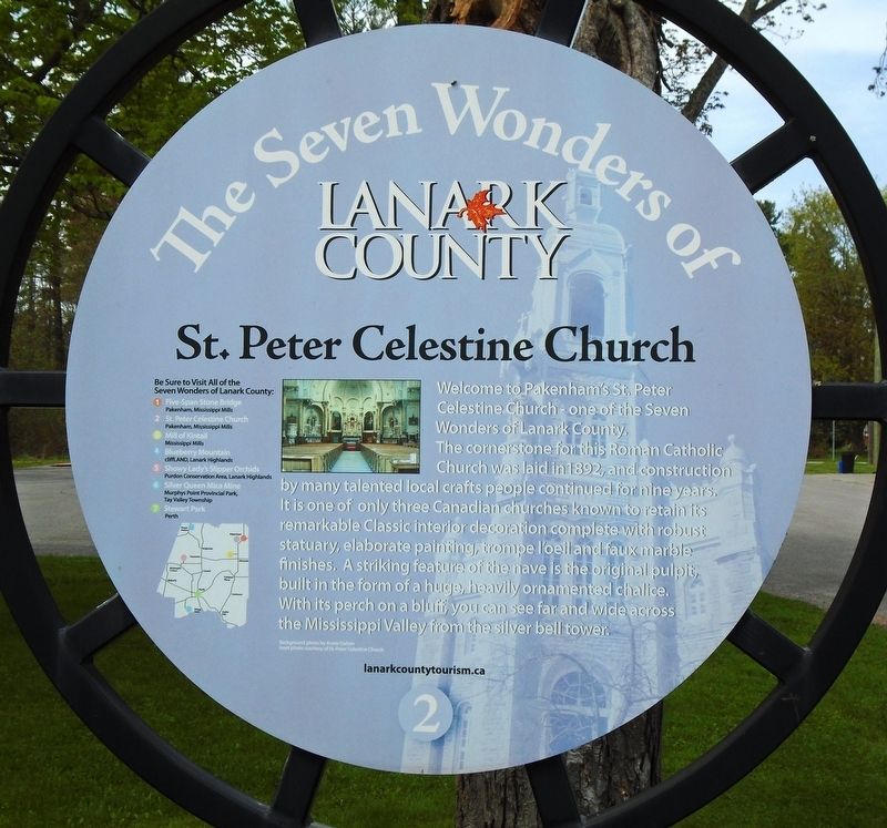 St. Peter Celestine Church Marker image. Click for full size.