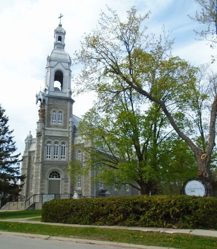 St. Peter Celestine Church and Marker image. Click for full size.