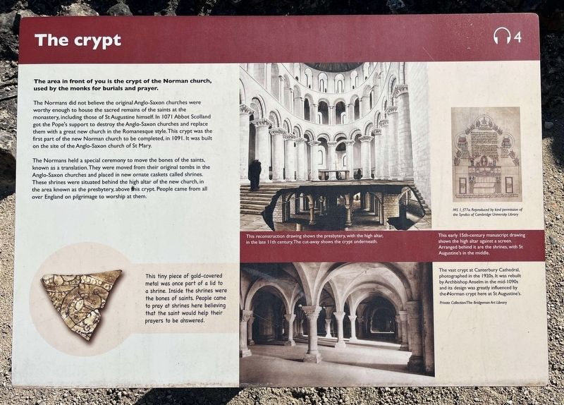 The Crypt Marker image. Click for full size.