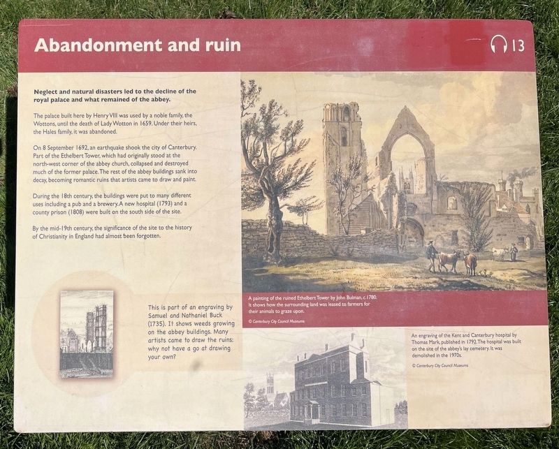 Abandonment and Ruin Marker. Click for full size. Abandonment and Ruin Marker image. Click for full size.