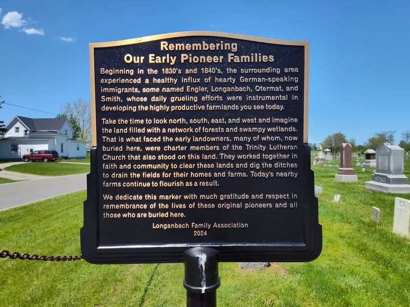 Remembering Our Early Pioneer Families Marker image. Click for full size.