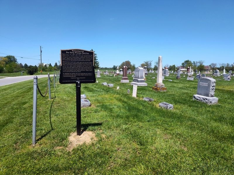 Remembering Our Early Pioneer Families Marker image. Click for full size.