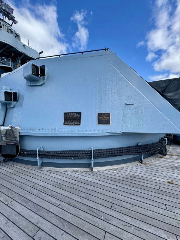 U.S.S. North Carolina Battleship Memorial (left). Click for full size. U.S.S. North Carolina Battleship Memorial (left) image. Click for full size.