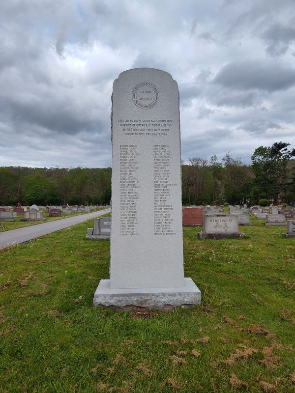 United Mine Workers Of America L.U. 5497 Dist, No 6 Marker image. Click for full size.