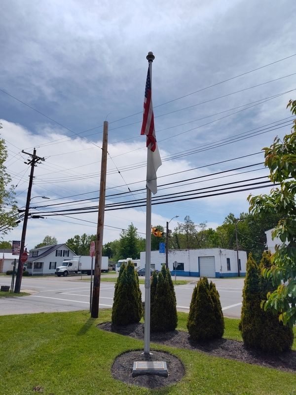 Hamersville Stagecoach Depot Marker. Click for full size. Hamersville Stagecoach Depot Marker image. Click for full size.