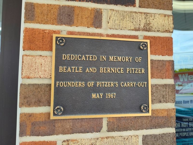 Pitzer's Carry-Out Marker image. Click for full size.