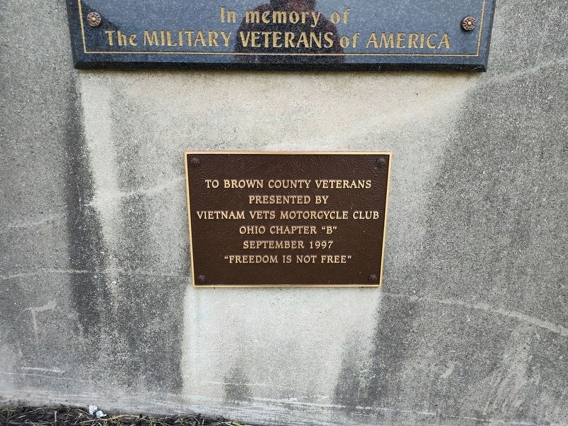 A Soldier's Epitaph Marker. Click for full size. A Soldier's Epitaph Marker image. Click for full size.