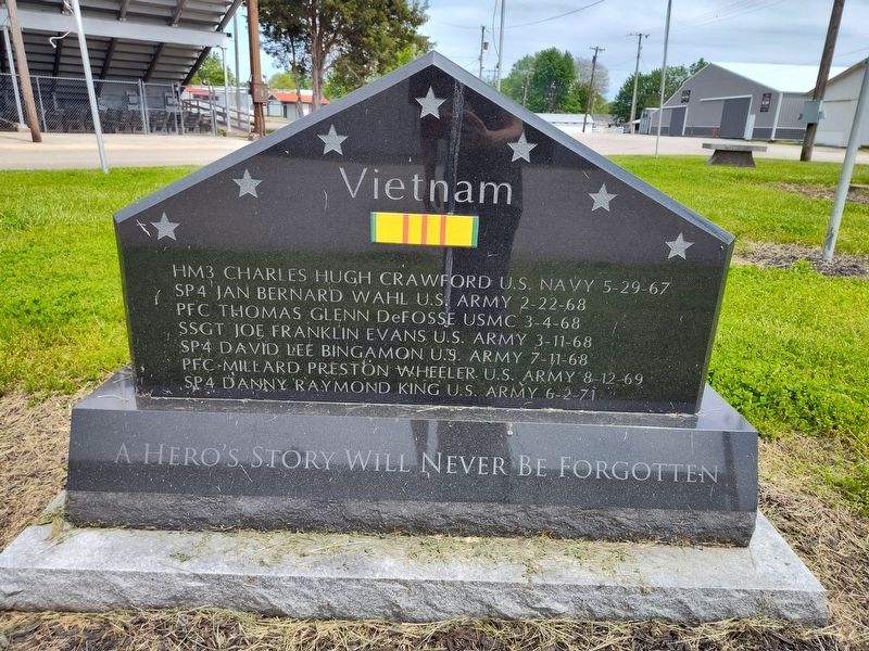 A Hero's Story Will Never Be Forgotten Marker, Side One. Click for full size. A Hero's Story Will Never Be Forgotten Marker, Side One image. Click for full size.