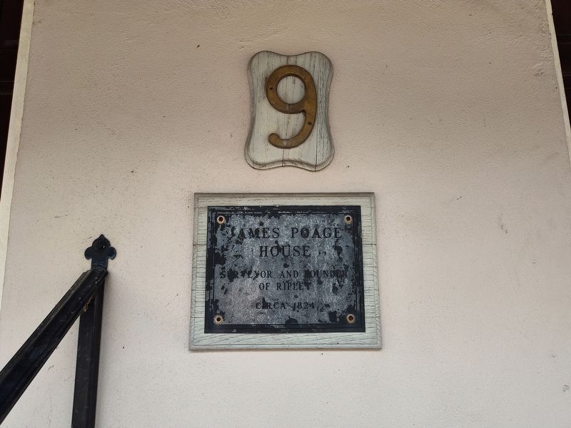 James Poage House Marker image. Click for full size.