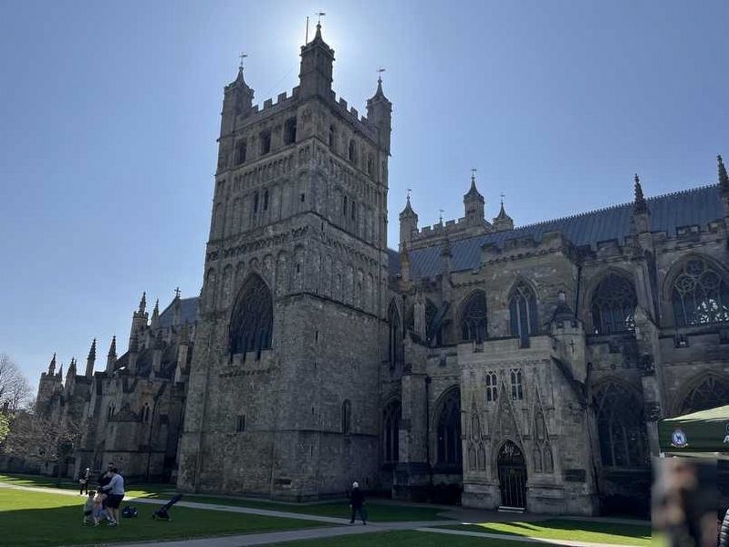 Exeter Cathedral. Click for full size. Exeter Cathedral image. Click for full size.