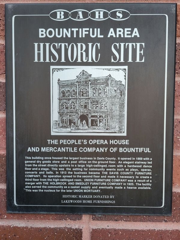 The People's Opera House Marker. Click for full size. The People's Opera House Marker image. Click for full size.
