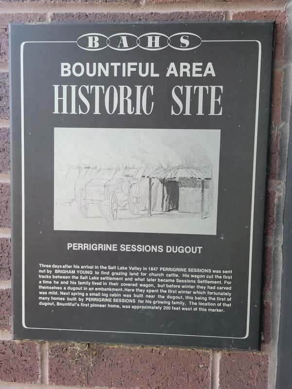 Perrigrine Sessions Dugout Marker image. Click for full size.
