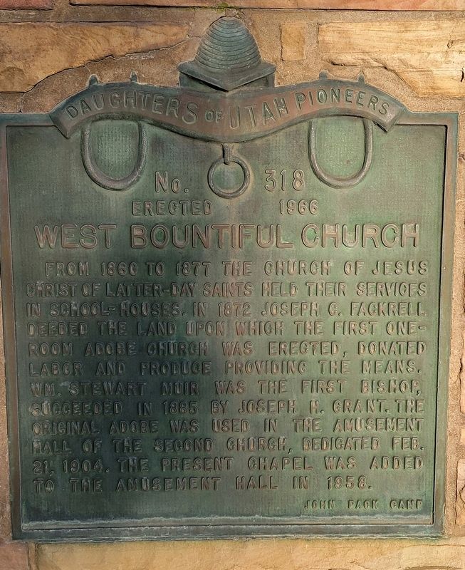 West Bountin Church Marker. Click for full size. West Bountin Church Marker image. Click for full size.