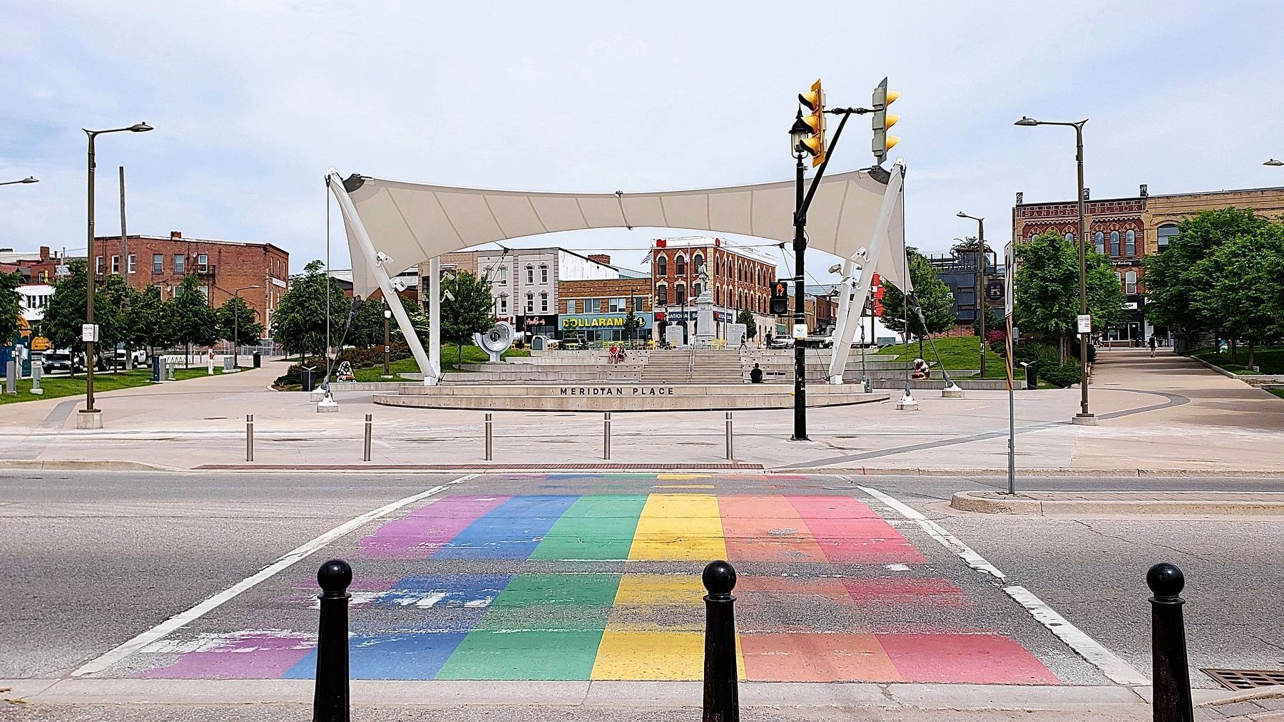 Memorial Square & Meridian Place image. Click for full size.