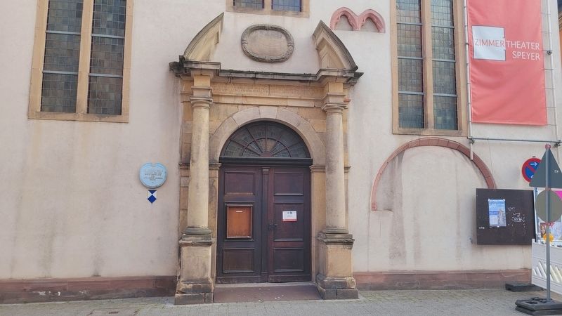 Heilig-Geist-Kirche / Church of the Holy Spirit Marker. Click for full size. Heilig-Geist-Kirche / Church of the Holy Spirit Marker image. Click for full size.
