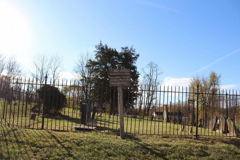 1862 Lutheran Church Site Marker image. Click for full size.