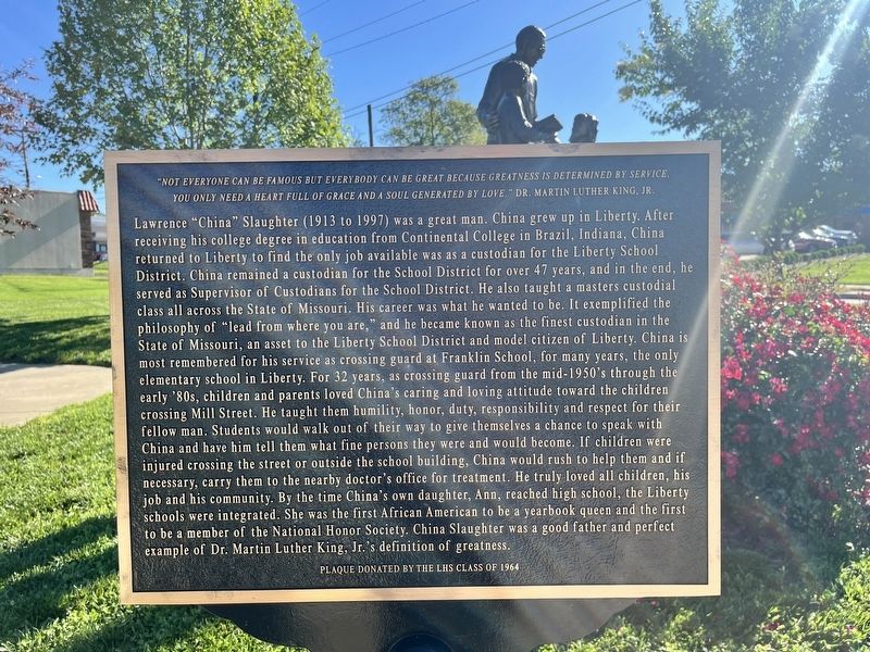 China Slaghter Reading Park Marker image. Click for full size.