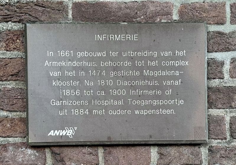 Infirmerie / Infirmary Marker image. Click for full size.