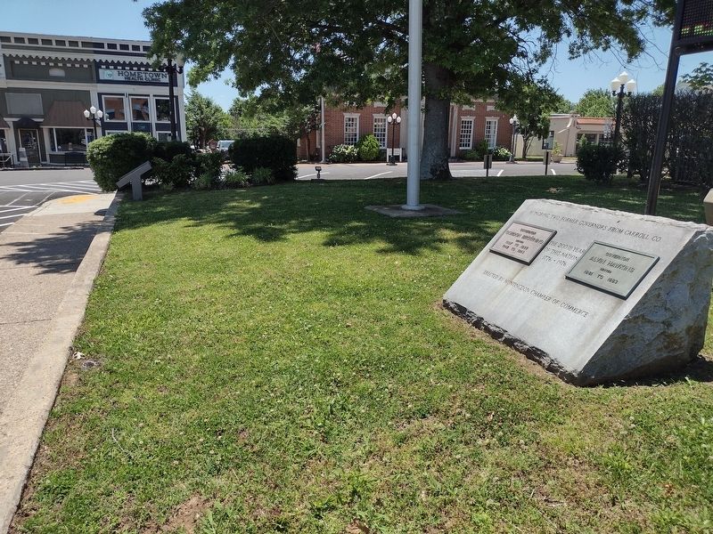 Honoring Two Former Governors from Carroll Co Marker. Click for full size. Honoring Two Former Governors from Carroll Co Marker image. Click for full size.