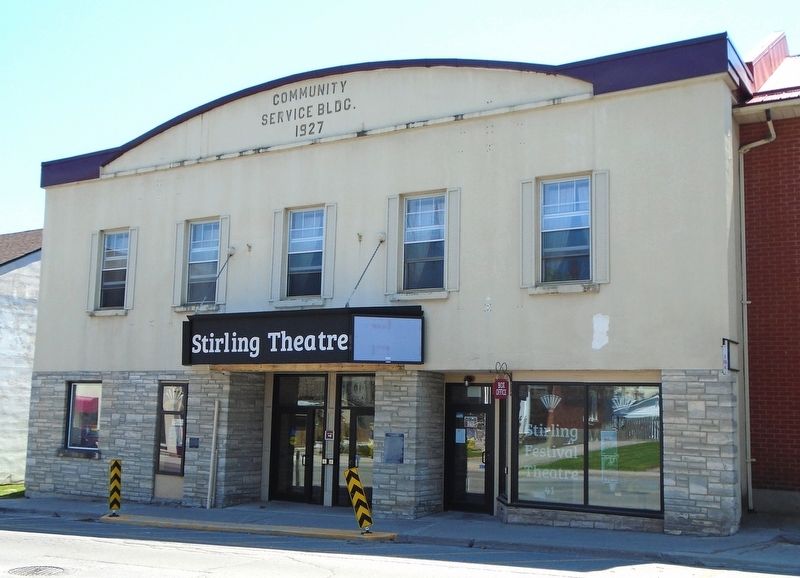 Stirling Theatre and Marker. Click for full size. Stirling Theatre and Marker image. Click for full size.