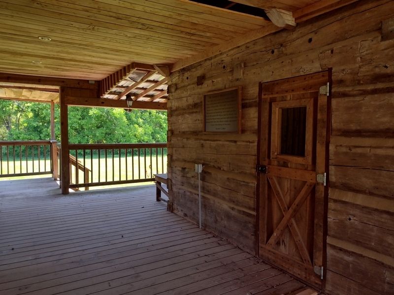 The Newman Walpole Cabin Marker image. Click for full size.