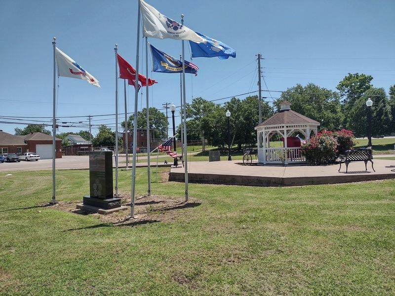 Trezevant Veterans Memorial. Click for full size. Trezevant Veterans Memorial image. Click for full size.