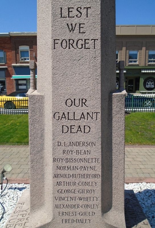 War Memorial Cenotaph WWI Honoured Dead. Click for full size. War Memorial Cenotaph WWI Honoured Dead image. Click for full size.