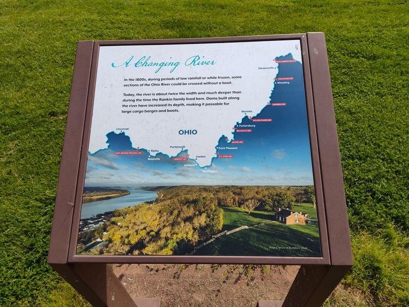 A Changing River Marker. Click for full size. A Changing River Marker image. Click for full size.