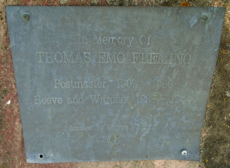 Thomas Emo Fleming Marker image. Click for full size.