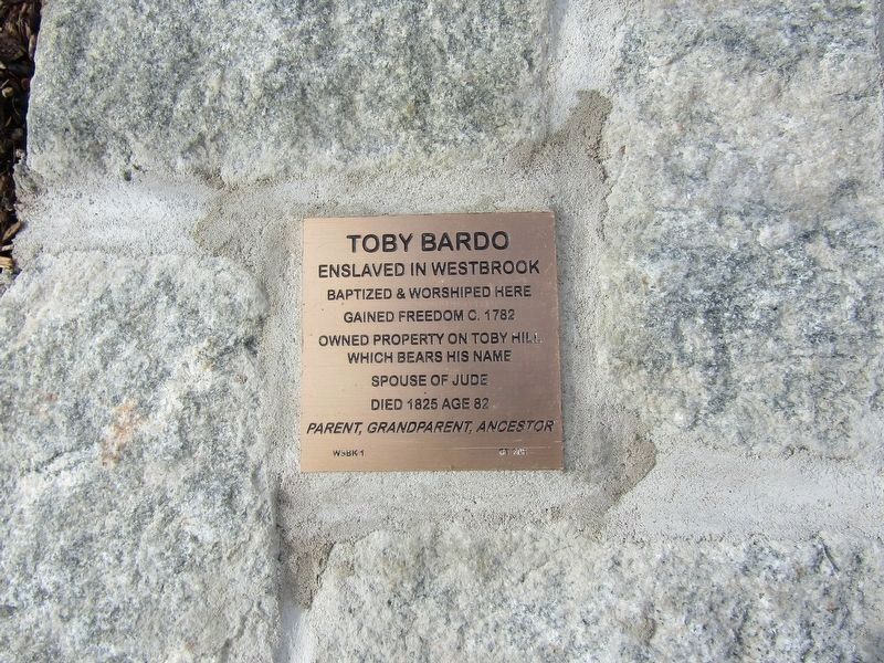 Toby Bardo Witness Stone image. Click for full size.
