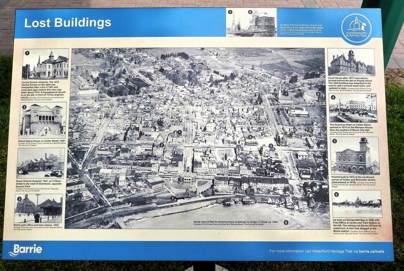 Lost Buildings Marker image. Click for full size.