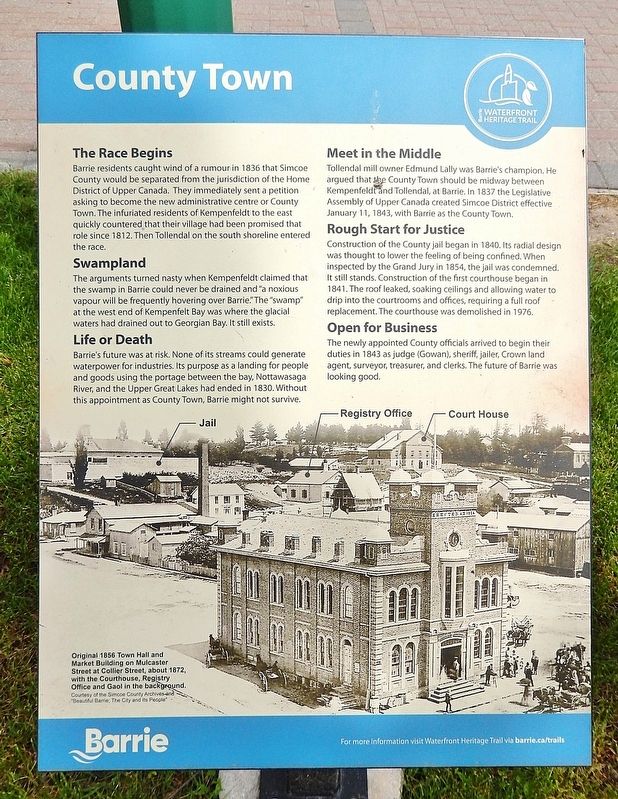 County Town Marker image. Click for full size.