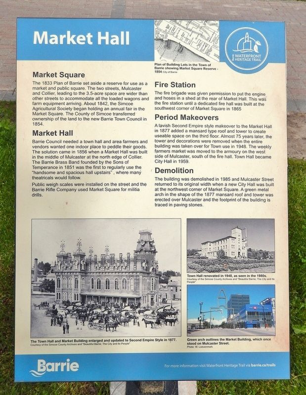Market Hall Marker image. Click for full size.