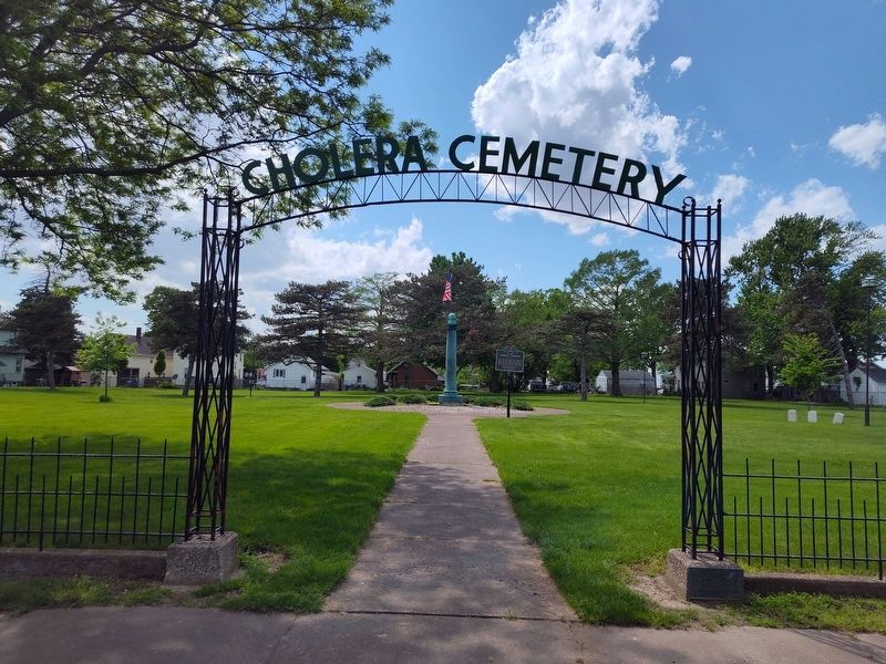 The Pioneers of Sandsky, Ohio Marker image. Click for full size.