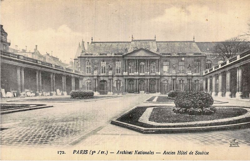Hôtel de Soubise. Click for full size. Hôtel de Soubise image. Click for full size.