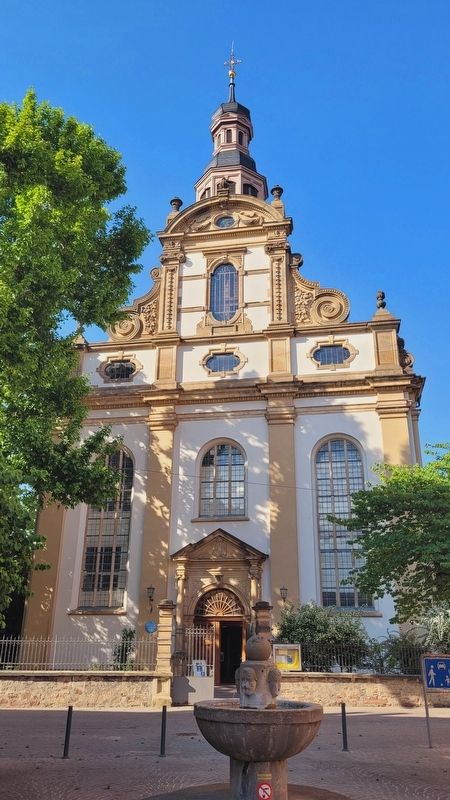 The front of the Trinity Church and Marker. Click for full size. The front of the Trinity Church and Marker image. Click for full size.