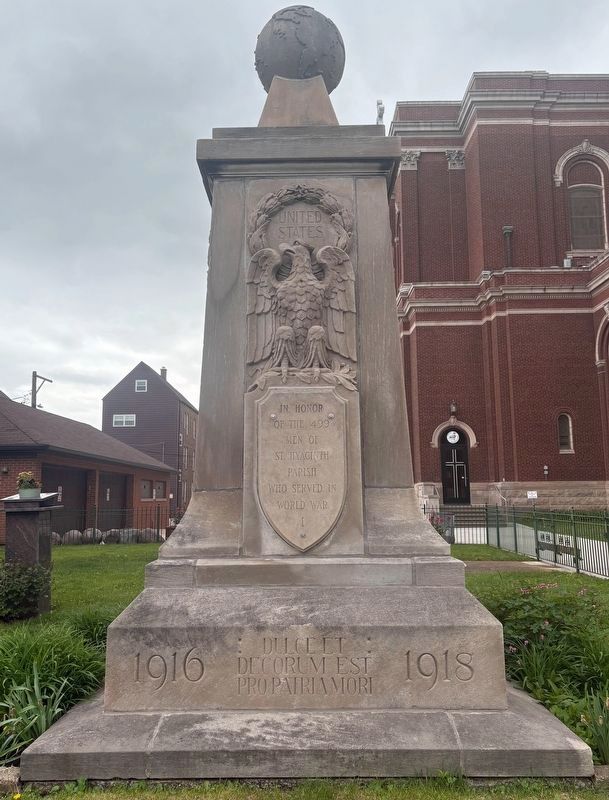 St. Hyacinth Parish World War I Memorial image. Click for full size.