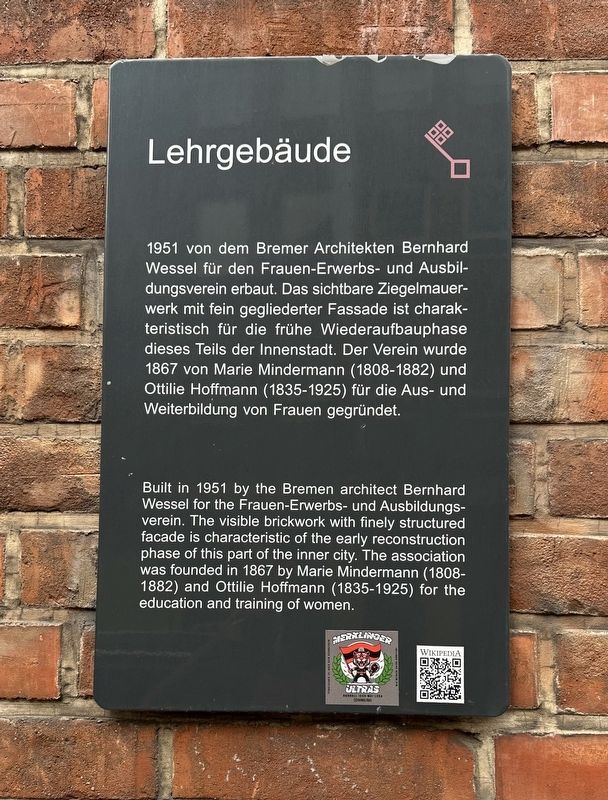Lehrgeb�ude / Instructional Building Marker image. Click for full size.