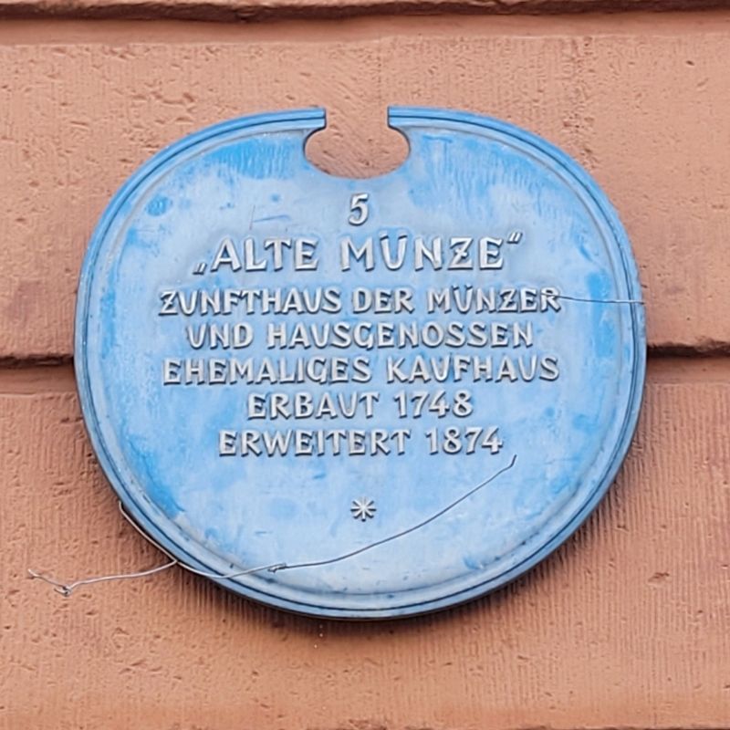 „Alte Münze" / Old Mint Marker. Click for full size. „Alte Münze" / Old Mint Marker image. Click for full size.