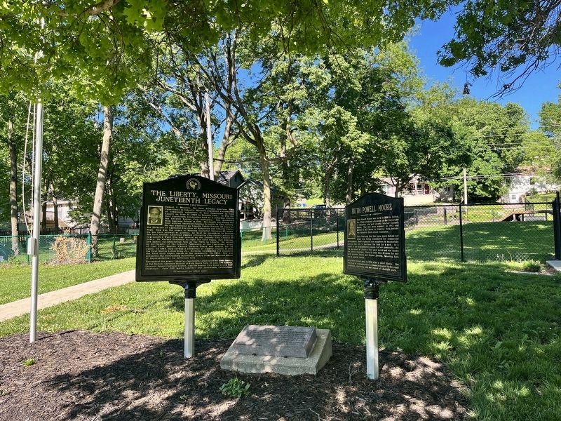 The Liberty, Missouri Juneteenth Legacy Marker image. Click for full size.